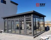 Garden, courtyard, villa, aluminum sunroom