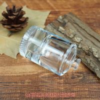 Hot sale high-end portable large capacity snap on perfume sub bottle volcanic thick bottom spray bottle nude bottle