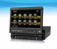 7&quot; in dash car dvd player with monitor/usb/sd/tv/AM/FM/rds/gps/bt