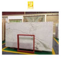 BOTON STONE Natural Stone Customized Polished Modern Marble Kitchen Wall Tiles Flooring Slab Suet white