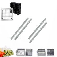 Replacement Chopper 1/4&amp;quot; Blade, Commercial Vegetable Chopper Dicer, French Fry Cutter Stainless Steel Blade for Fruit Cutting Machine Tomato Onion Pusher Block