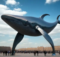 Whale sculpture From China