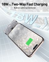 Diamond Style PD 22.5W 5000mAh Type c Fast Charging Portable Charger Mini Power Bank Fashion Custom Gift Pro Max