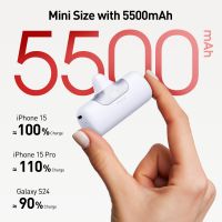 IWALK LinkPod 5 New Generation USB C Portable Charger Max 22.5W Fast Charging 5500mAh Mini Power Bank with LED Display From China