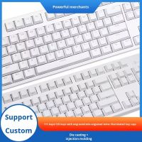 Cherry PBT Transparent Sublimation-Dyed Mechanical Keyboard Keycap Set Side-Transparent From China