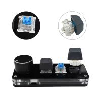DIY Wired Programmable Macro Keypads USB-C Mini Customized Keyboard 16 Keys 3 Knobs Multimedia Mechanical Hot Swap