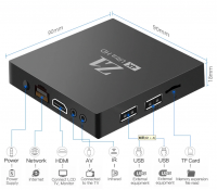 smart Z1 TV box Allwinner H313 Android 10 4K Ultra HD Player WIFI 4G 5G From China