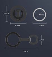 Stainless Metal Rotating Magsafe Mobile Phone Holders Magnetic Aluminum Alloy Kickstand