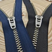 High-Quality Metal Jeans Zipper â YKK Style, Custom Sizes Available | China Manufacturer