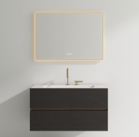 igh quality bathroom vanity storage wooden bathroom cabinet with mirror From China