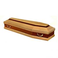 High-grade customized solid wood coffin paulownia coffin funeral supplies wholesale manufacturers From China