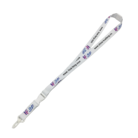 Colorful Printed Heavy Duty Embroidery Key Chain Badge Reel Holder Card ID Neck Strap Sublimation Lanyards With Logo Custom