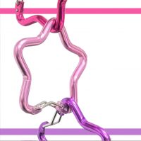 Promotional Gifts Star Carabiner Keychain Carabiner Large Star Orange Carabiner From China