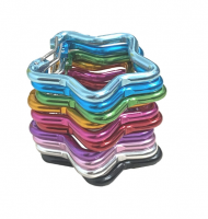 Factory in Stock Direct Sales Five-pointed Star Carabiner Backpack Buckle for Bags Toys Clasp Wholesale Star Shaped Carabiner From China