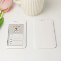 Advanced Transparent Computer ID Card Box Vertical Hard Plastic Badge Protector Permanent Lock Plastic Card Holder From China