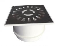 Square Stainless Steel Surface Floor Drain (ABS/PE)