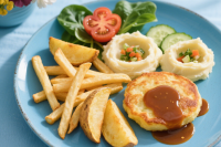 Light Airy Potato Flakes No-Absorbency Binder for Meat Substitutes