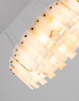 Spanish marble living room chandelier, high-end and light luxury villa, post-modern and simple study, bedroom and dining room chandelier