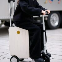 Factory Price Electric Rideable Suitcase, 110kg Load Capacity, Foldable Design