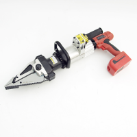 Lightweight battery-powered hydraulic spreader cutter combi tool
