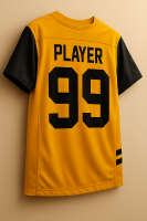 Customizable American Football Jersey Breathable Mesh Team Name & Number Athletic Fit