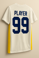 American Football Jersey With Customization Polyester Mesh Fabric Comfortable To Wear