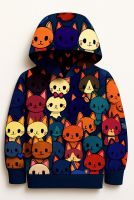  Personalized kids' hoodie / embroidered design / hoody / children's clothing / name and heart  girls birthday gift present From Pakistan