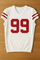 Custom American Football Jersey with New Accents In 100% Polyester Mesh Fabric