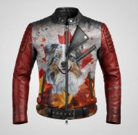 Winter High Quality OEM Customized Plus Size  Men Genuine Leather Jackets