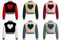 Custom New Casual Wear Bomber Jacket with Snap Button Closure With Ganiune Cowhide Leather Sleeves And Wool Body Structure for Seasonal Wear From Pakistan