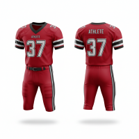 Customizable American Football Uniforms with Jersey and Pants Durable Team Kit for Training and Game Day Youth and Adult From Pakistan