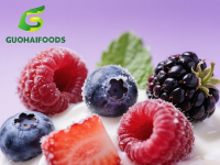wholesale IQF frozen mixed berries china factory price blueberries cherries cranberry frozen  fruits guohao foods From China