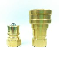Imperial Internal Thread Brass Hydraulic Quick Coupler, Waterway Connector&quot;  Breakdown