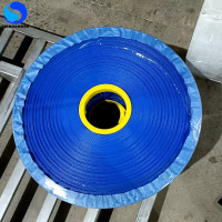 Blue Red Flexible Light 2 Inch Agricultural Irrigation Water Discharge PVC Layflat Hose for Long Distance Water Transfer Pool Pump Farm Agriculture Irrigation From USA