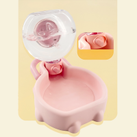 Cute Pig Portable Pet Water Bottle - Leak-Proof 400ml Foldable Dispenser for Dogs and Cats, One-Click Hydration & Versatile Carry From China