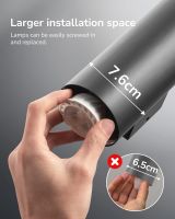 EDISHINE Up Down Outside Lights, Waterproof Outdoor Wall Light IP44, Modern Metal Wall Sconce, Weather Resistant, Outside House Lights for Front Door, Garage, Garden, UKCA RoHS Listed, 2 Pack, Black [Energy Class A] From China