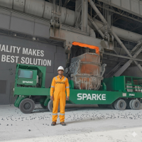 Heavy Duty Ladle Carrier for Steel Plant Molten Metal Transport Equipment