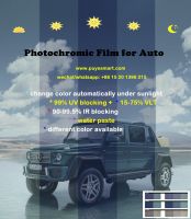 photochromic window film -auto tinting -light control tinting -car solar film -UV blocking