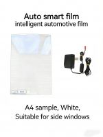 Smart auto film A4 sample,side window,auto tint with electricity,car film,VLT 83%,car tint From China