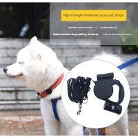 Multifuncational Pet Leashes Portable Outdoor Dog