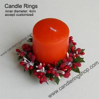 Berry Candle Rings Christmas wreath Candle Rings decoration