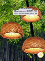 Decorative Bamboo Lamp Vietnam Natural Handmade