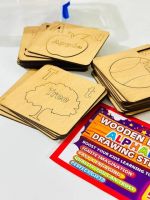 Monastery Learning Wooden Stencils From Pakistan