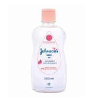 Johnson's Non-Sticky Baby Oil with Vitamin E for Easy Spread and Massage From India