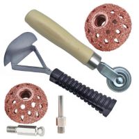 Professional Tire Repair Tool Kit - Bead Roller, Scarifier Grinder, Cup Grinding Wheel, Buffing Rasp for Tire Puncture