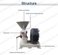 Nuts grinding machine Almond milk processing peanut butter making machine From South Africa