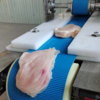 Horizontal Cutting Chicken Breast Meat Slicer Machine From South Africa