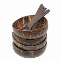 NATURAL COCONUT BOWLS / HANDCRAFTED FROM COCONUT SHELL / REUSABLE TABLEWARE / READY TO USE From South Africa