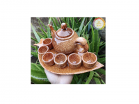 Coconut Wooden tea cup Durable Coconut Wood Construction for Tea Serving and Hospitality Industry Vietnam Source From South Africa