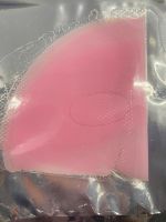 White and translucent split mask folding version